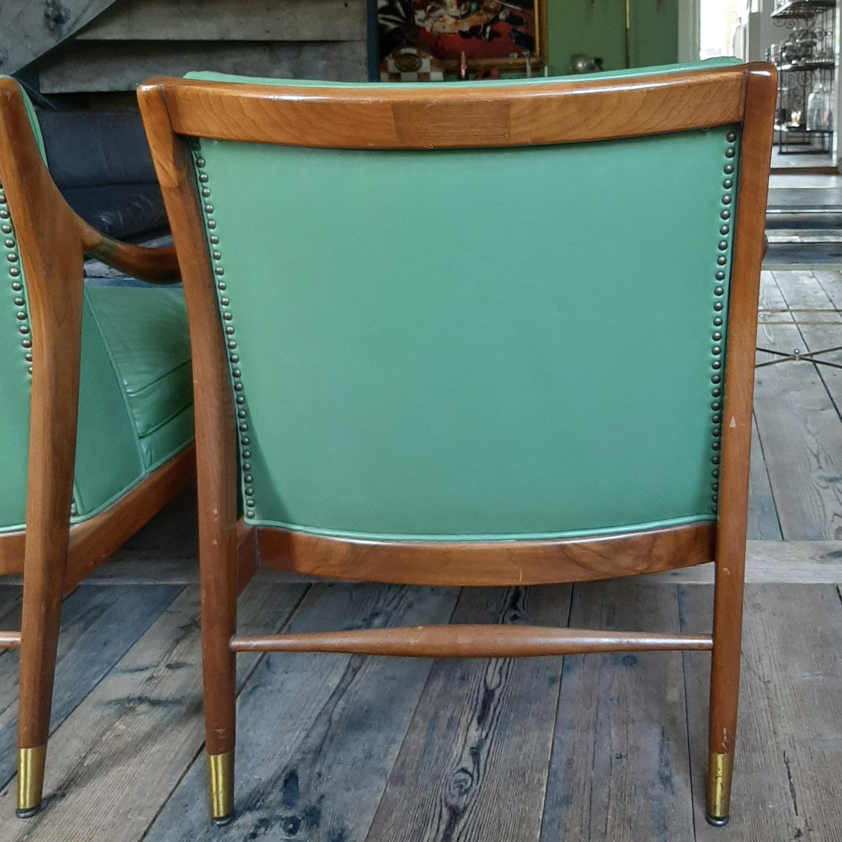 Pair of Jamestown Royal Sculptural Open Armchairs in the Manner of Gio Ponti 5