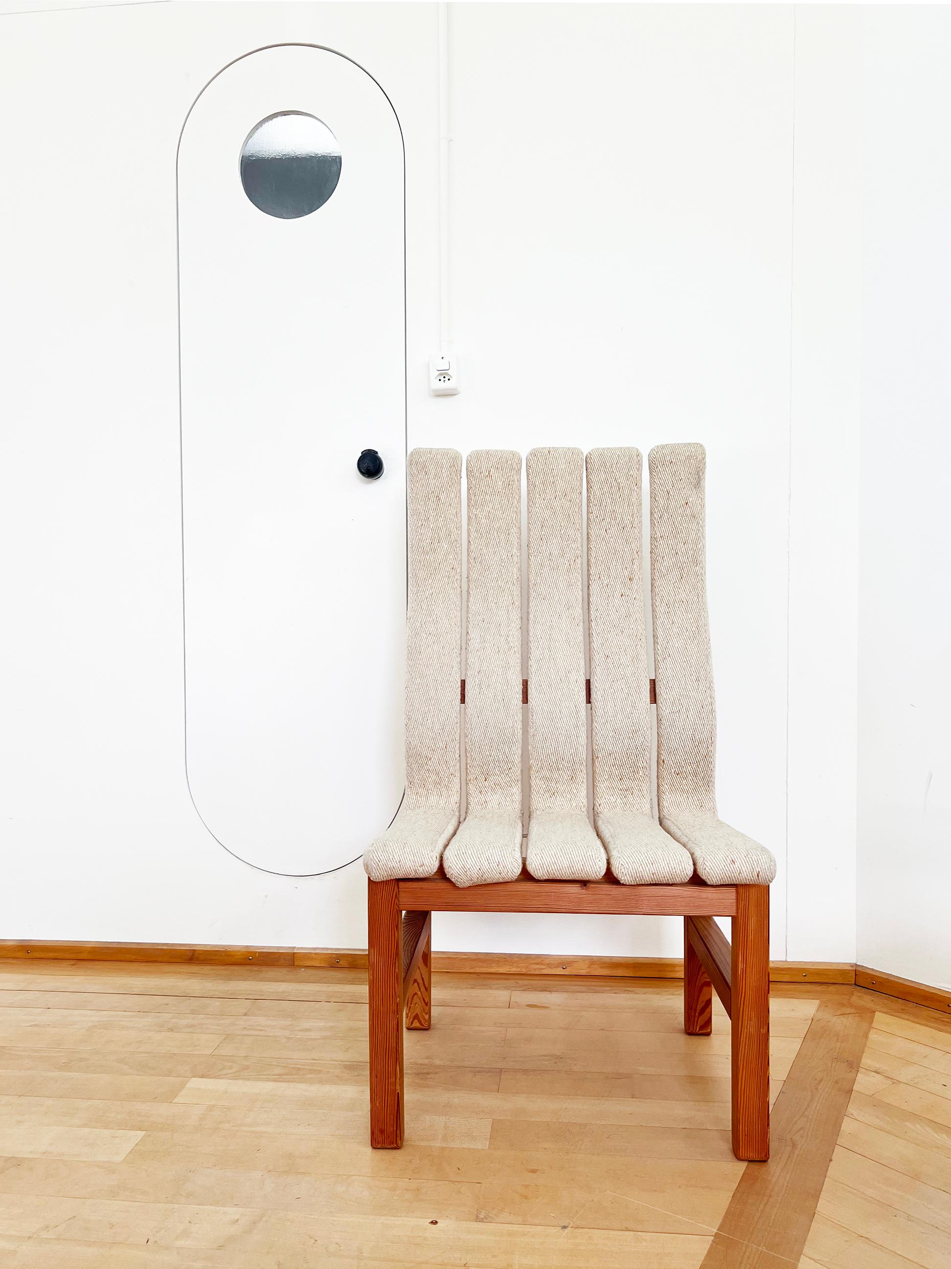 PAR DE SILLAS de salón/acento escandinavas postmodernas estilo Jan Ekselius, años 70 en venta 3