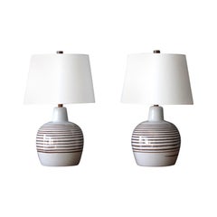 Pair of Jane & Gordon Martz Large Ceramic Table Lamps