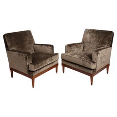 Pair of Jansen armchairs, 1960s.
