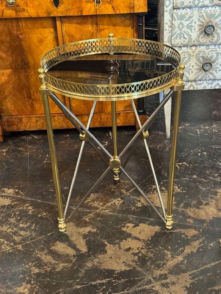 Paire de tables d'appoint de style Jansen Bon état - En vente à Dallas, TX
