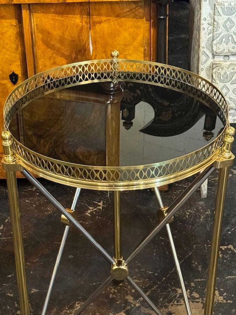 XXIe siècle et contemporain Paire de tables d'appoint de style Jansen en vente