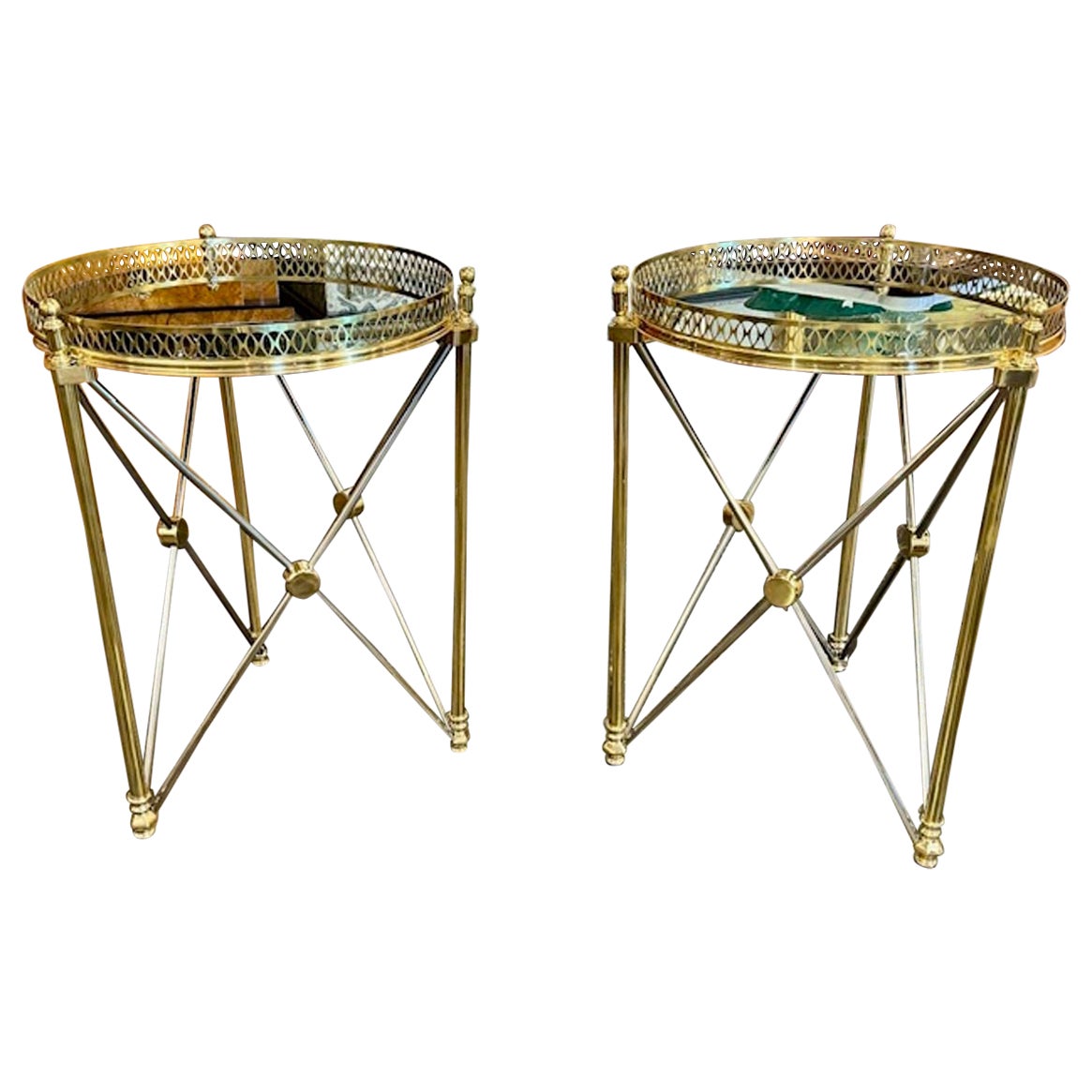 Pair of Jansen Manner Side Tables