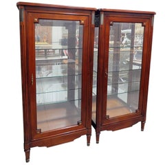 Pair of Jansen Style Display Cabinets