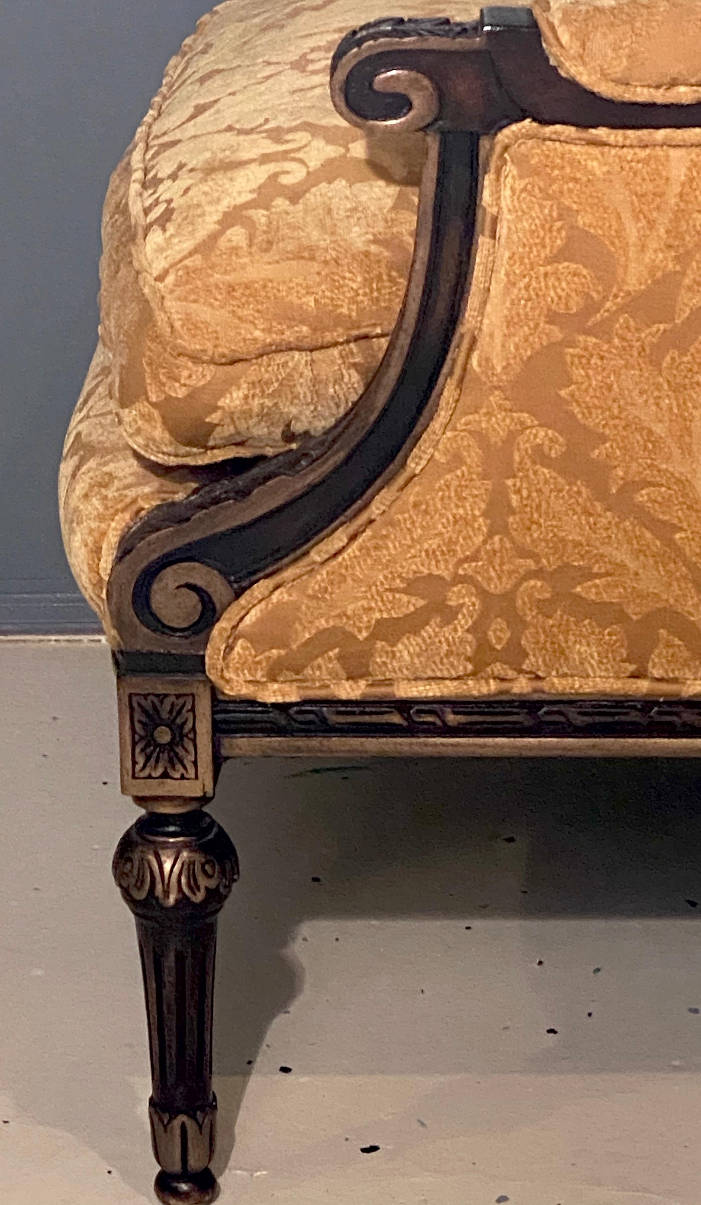 Paar Fauteuils oder Sessel im Jansen-Stil:: Louis XVI-Form mit Samtstoff (20. Jahrhundert) im Angebot
