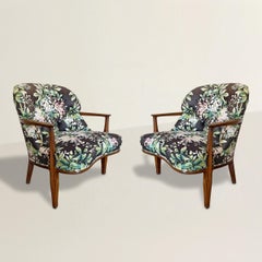 Pair of Janus Lounge Chairs by Edward Wormley
