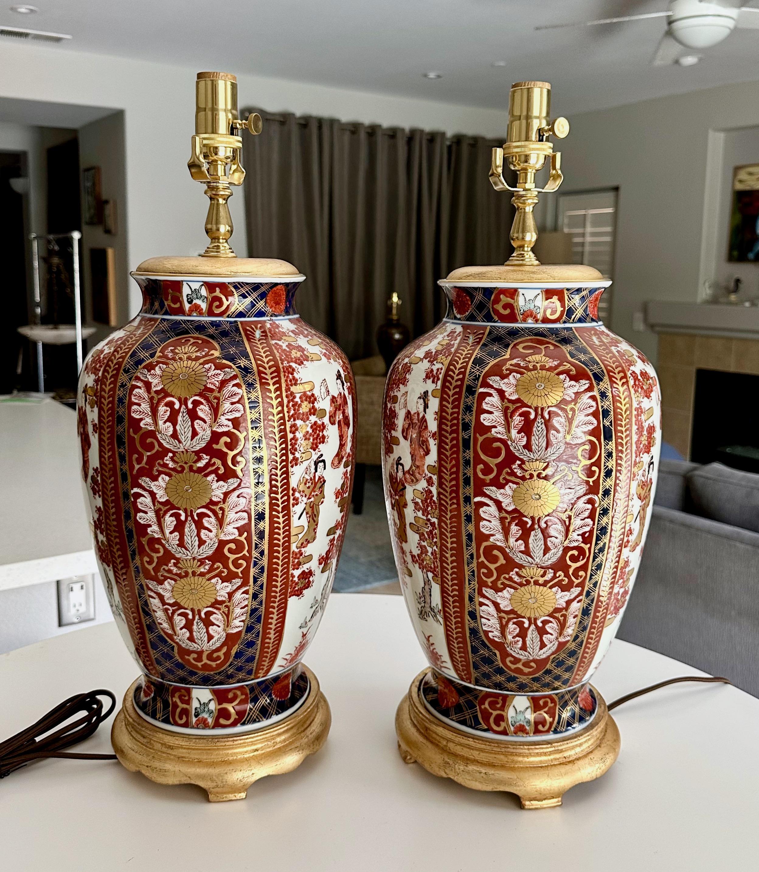 imari table lamps
