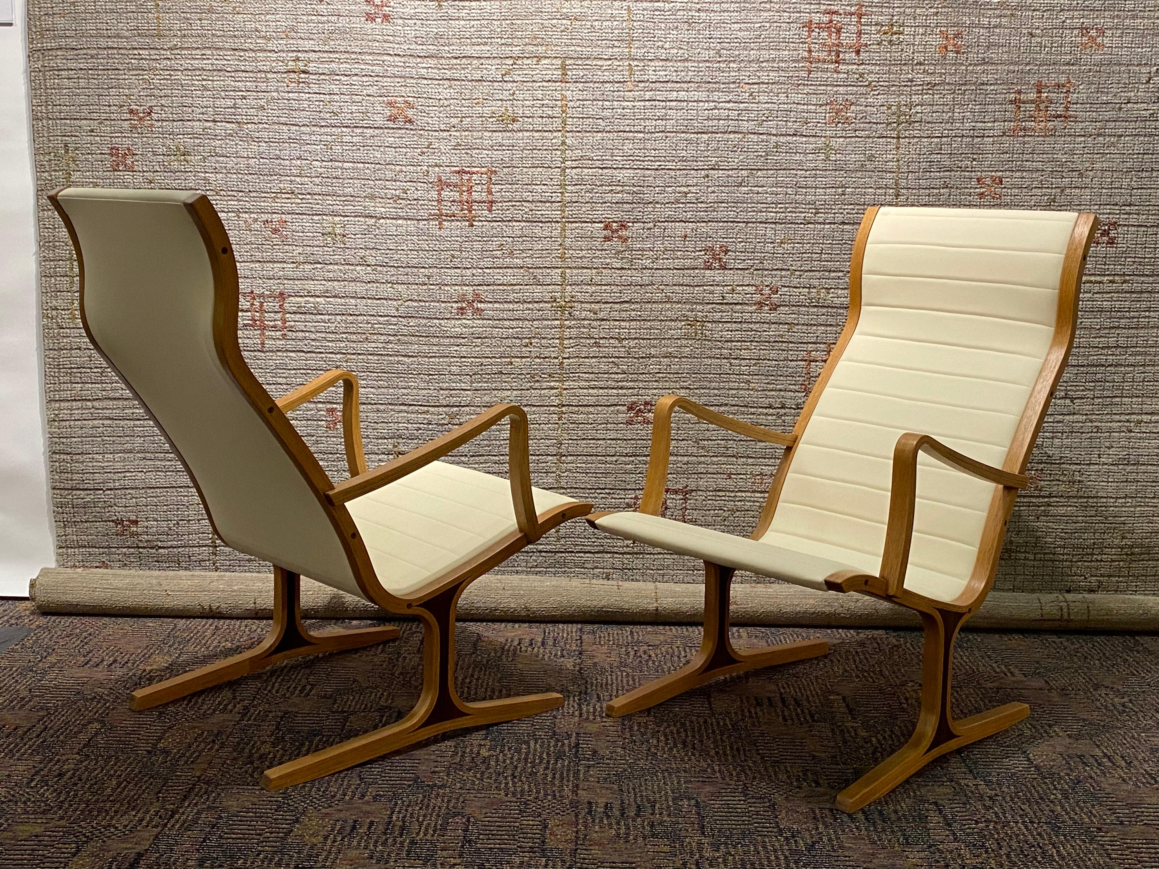 Paar japanische „Heron“-Stühle von Mitsumasa Sugasawa für Kosuga Japan im Angebot 4