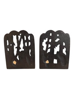 Pair of Japanese Cast Iron Bookends