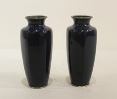 Pair of Japanese Cloisonne Vases