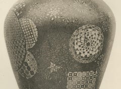 Pair of Japanese Decorative Vases with Intricate Designs - Art by Audsley, 1884