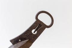 Pair of Japanese Edo Period 18th/19th century Iron Samurai Abumi Stirrups