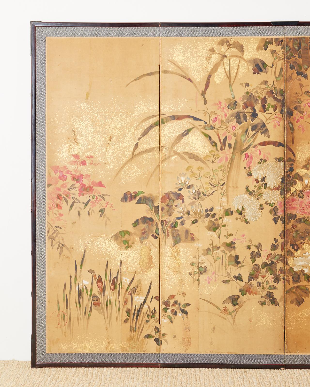 japanese gold painting