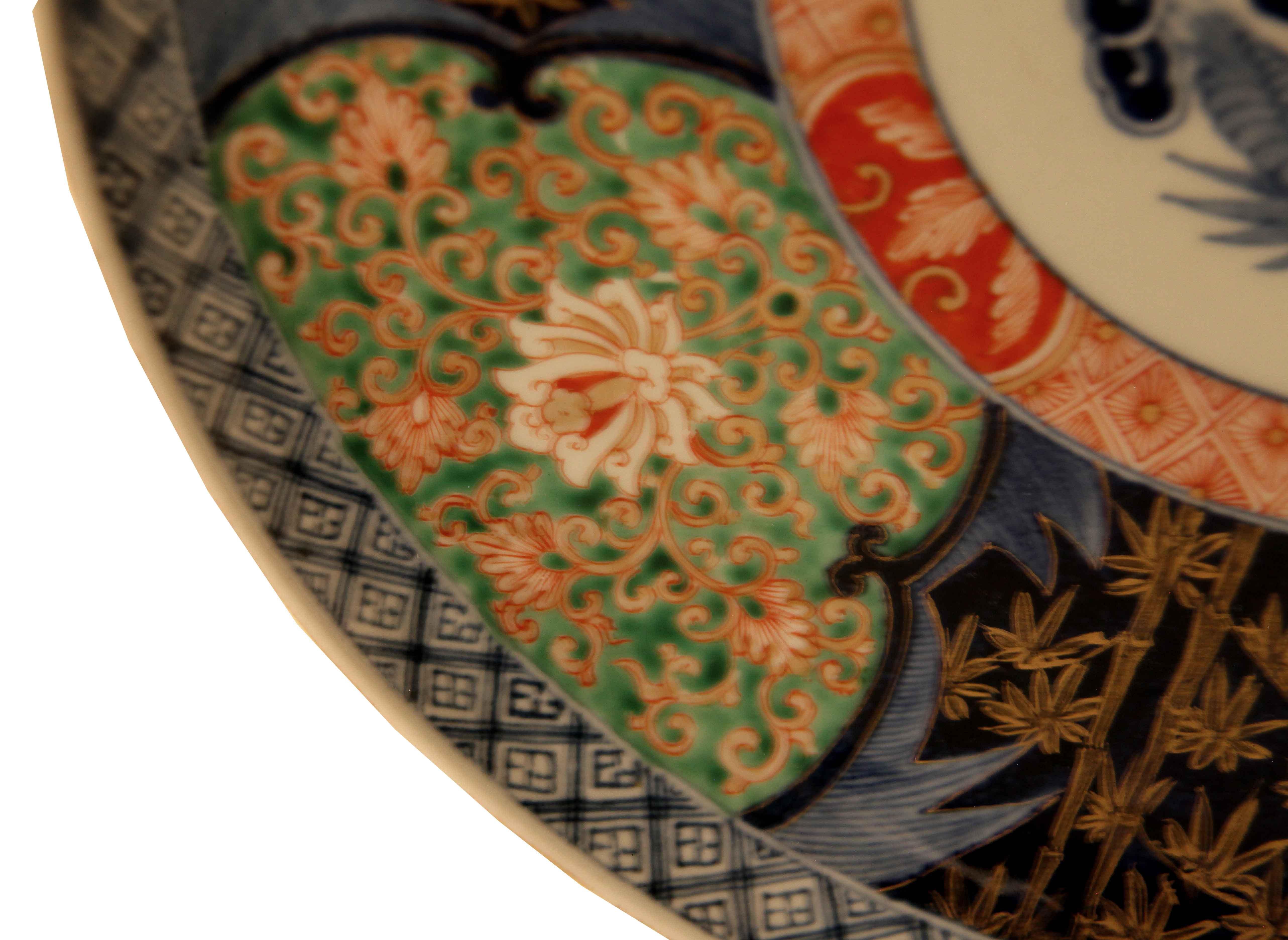 Pair of Japanese Imari Chragers  For Sale 2
