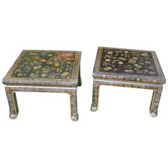 Pair of Japanese Lacquer Coffee Tables