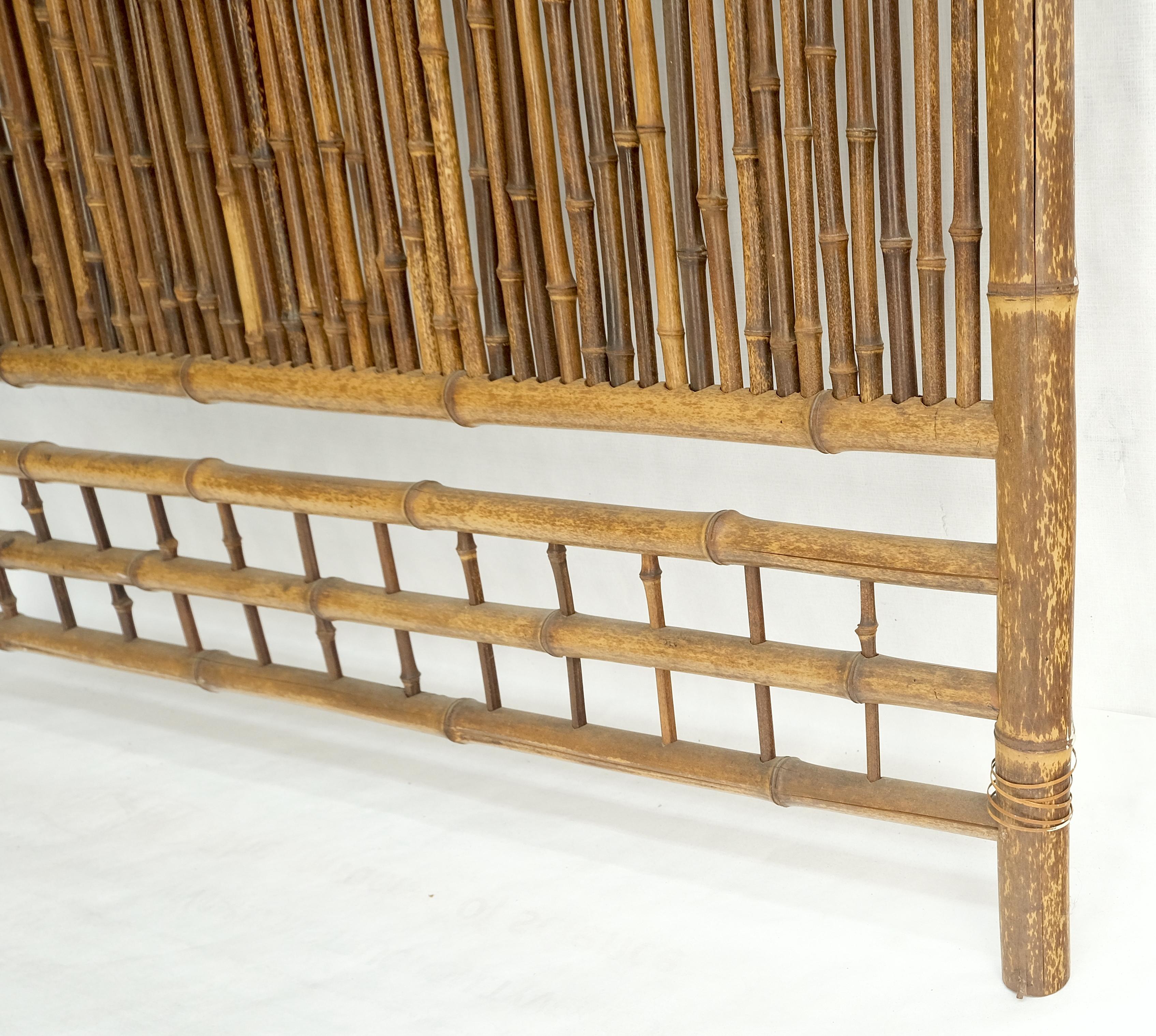 Pair of Japanese Modern Bamboo Room Dividers Screens Decorative Panels Wall Art For Sale 3