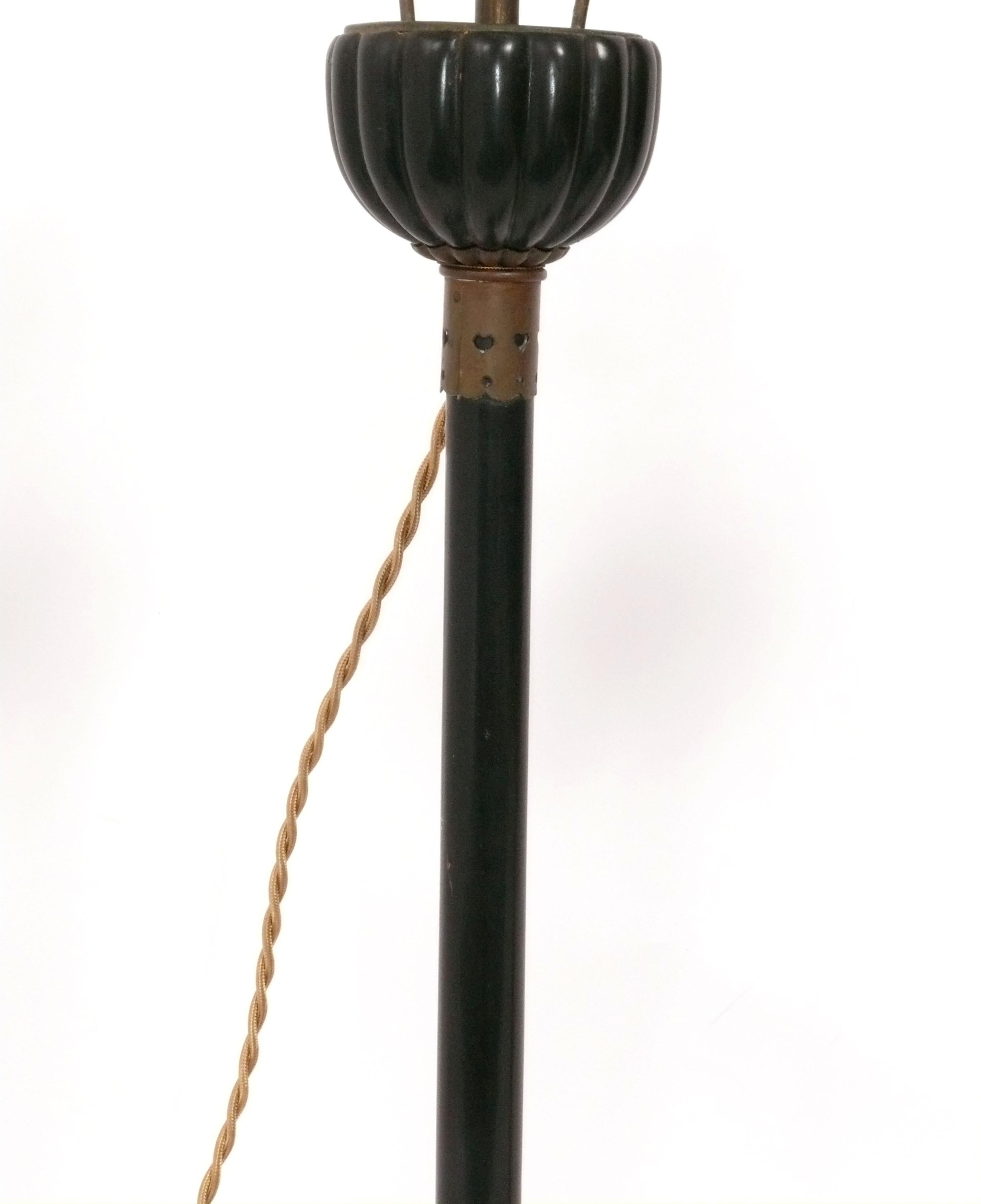 Japonisme Pair of Japanese Pricket Lamps Altar Candles For Sale
