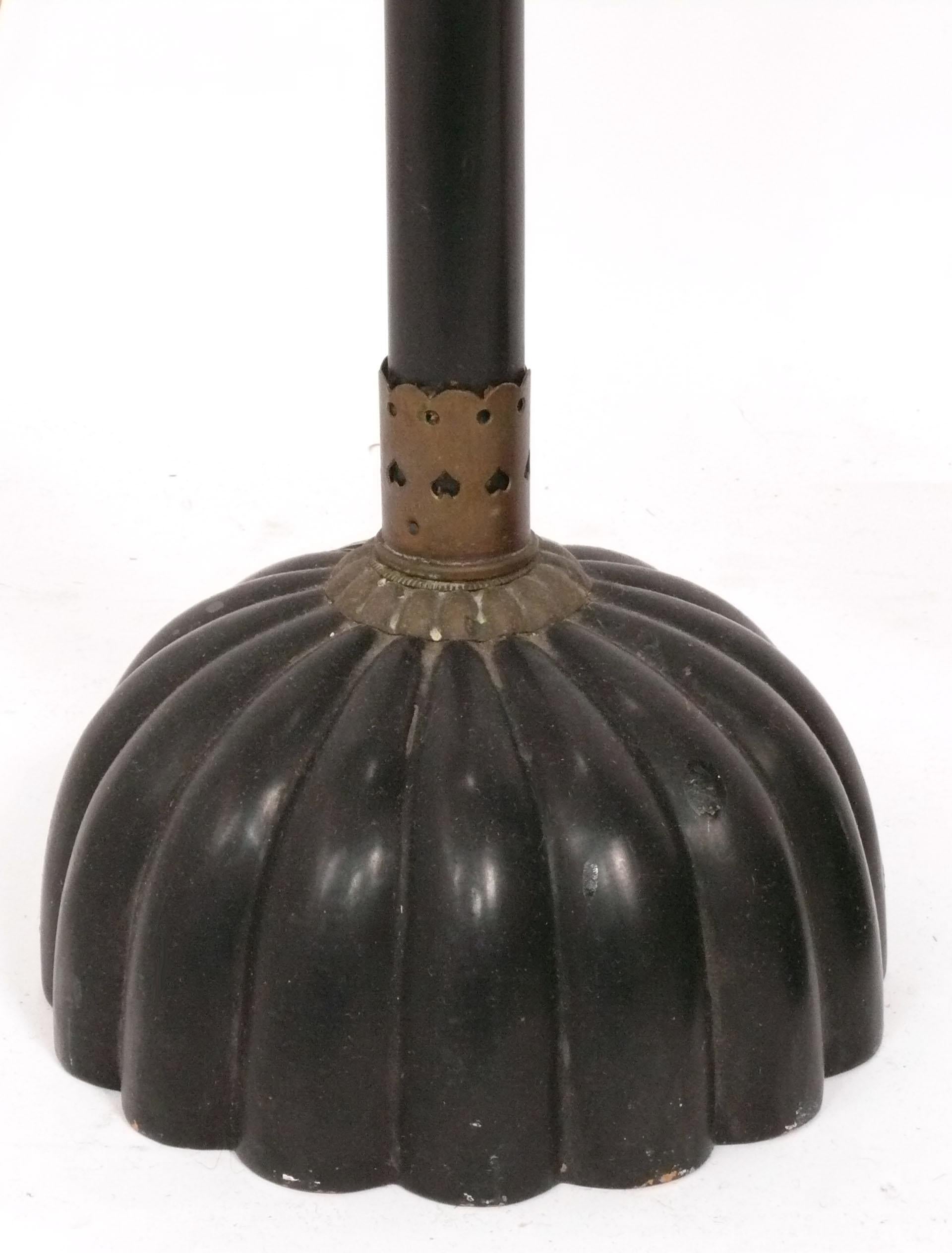 Pair of Japanese Pricket Lamps Altar Candles In Good Condition For Sale In Atlanta, GA