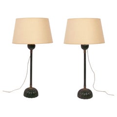 Pair of Japanese Pricket Lamps Altar Candles