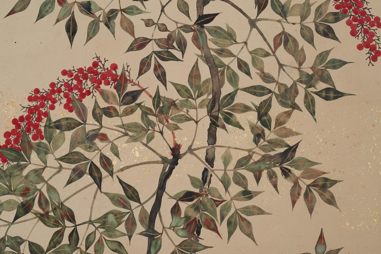 japanese screen painting