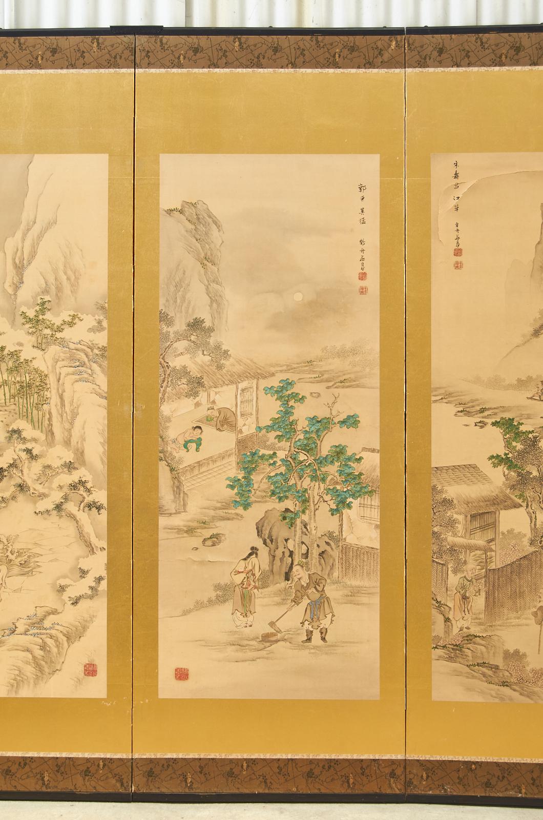 Paar japanische Paragons aus der Taisho-Periode der Filiale Piety im Angebot 4