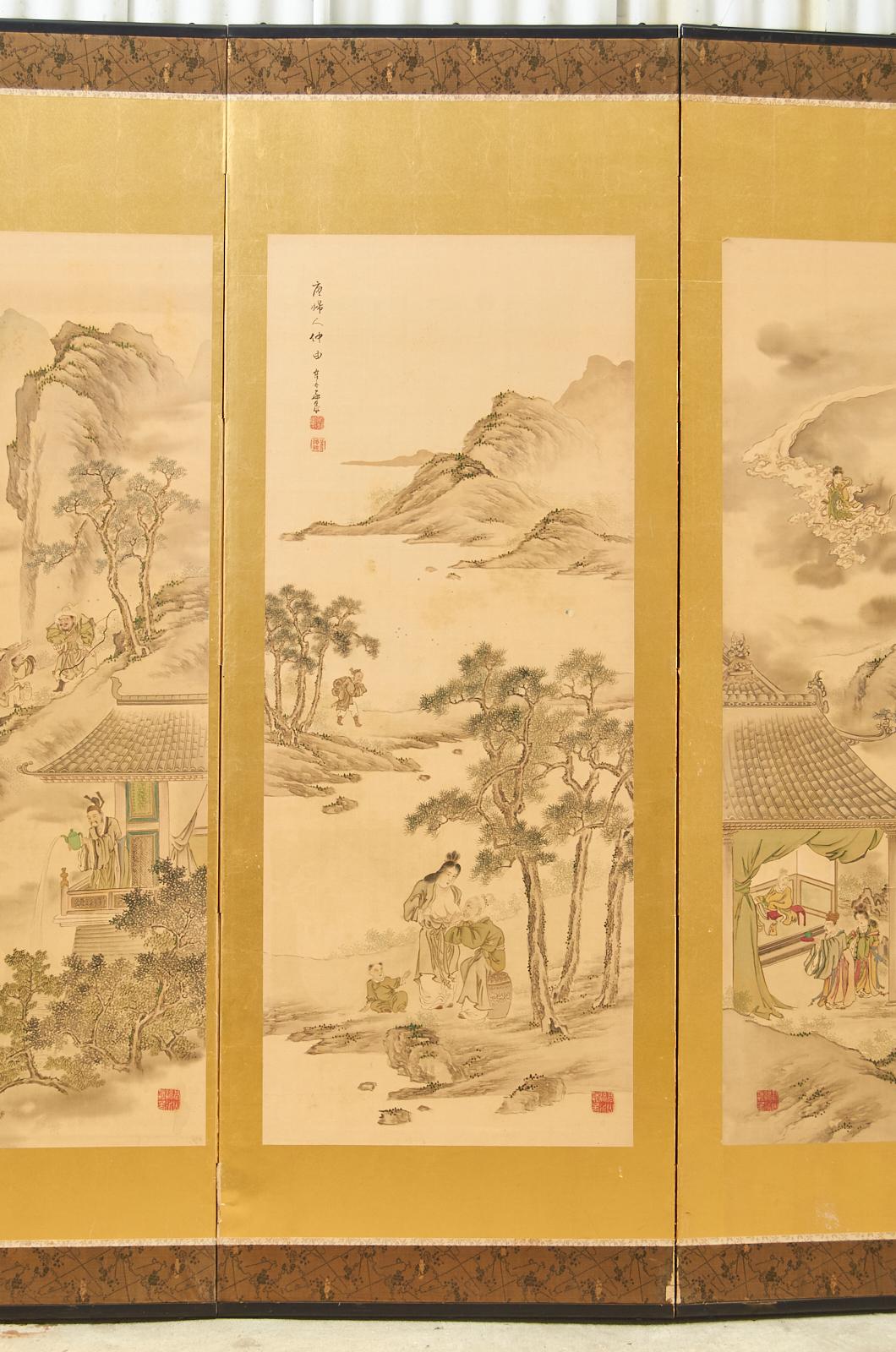 Paar japanische Paragons aus der Taisho-Periode der Filiale Piety (Handgefertigt) im Angebot
