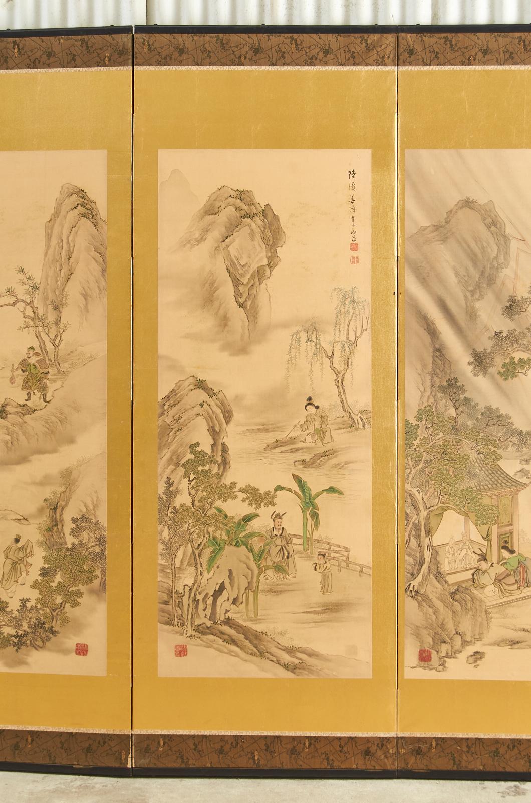 Paar japanische Paragons aus der Taisho-Periode der Filiale Piety (Messing) im Angebot