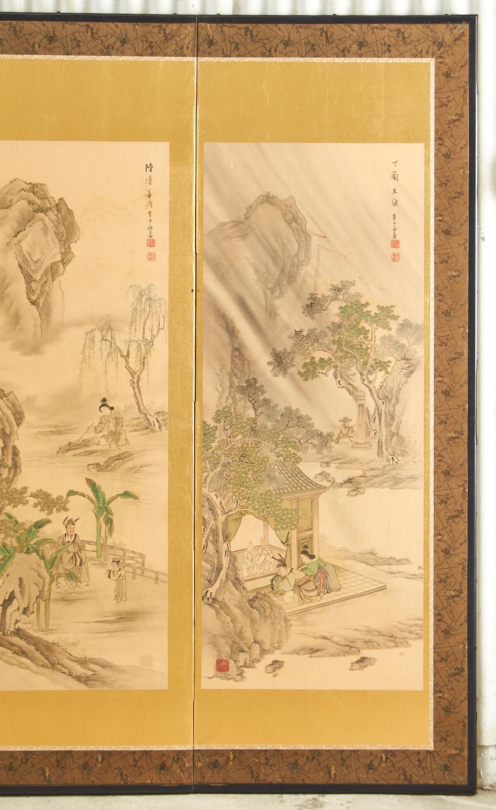 Paar japanische Paragons aus der Taisho-Periode der Filiale Piety im Angebot 1