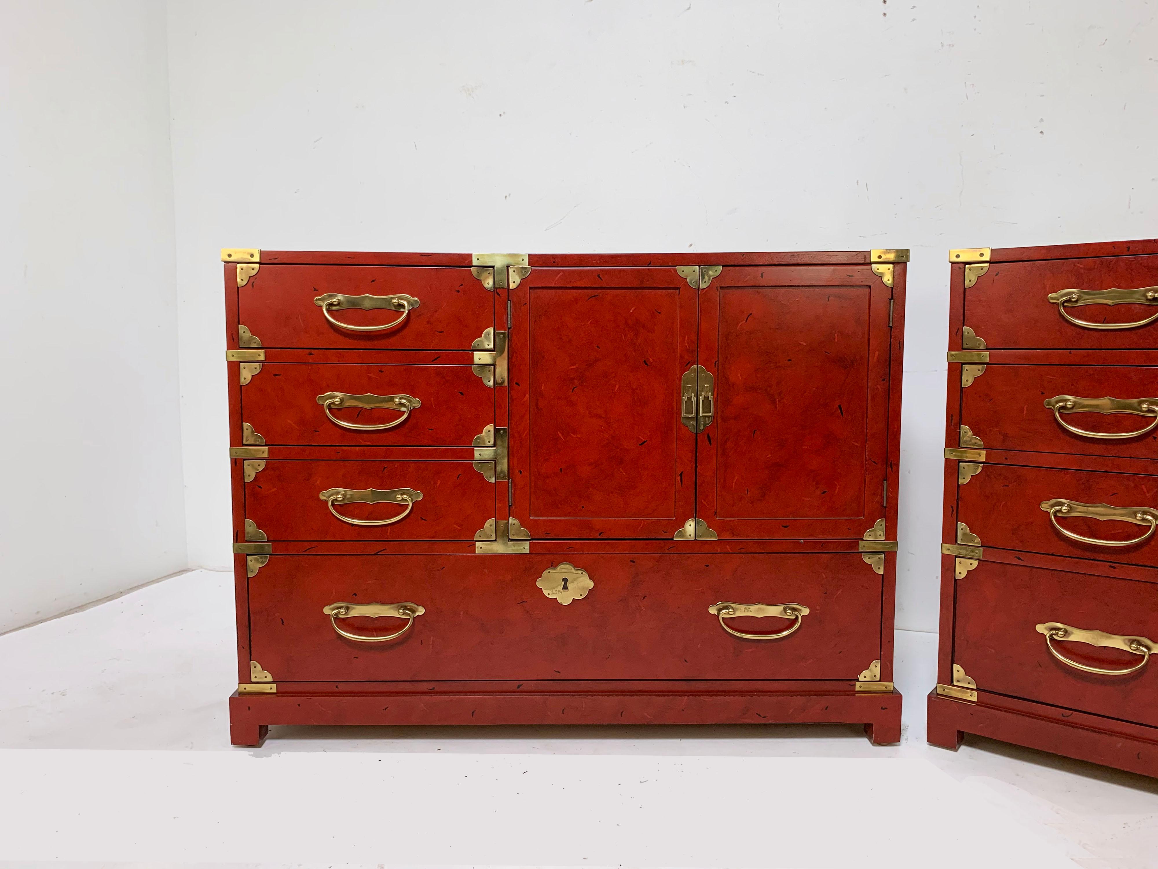 Pair of Japanese Tansu Style by Century Furniture at 1stDibs