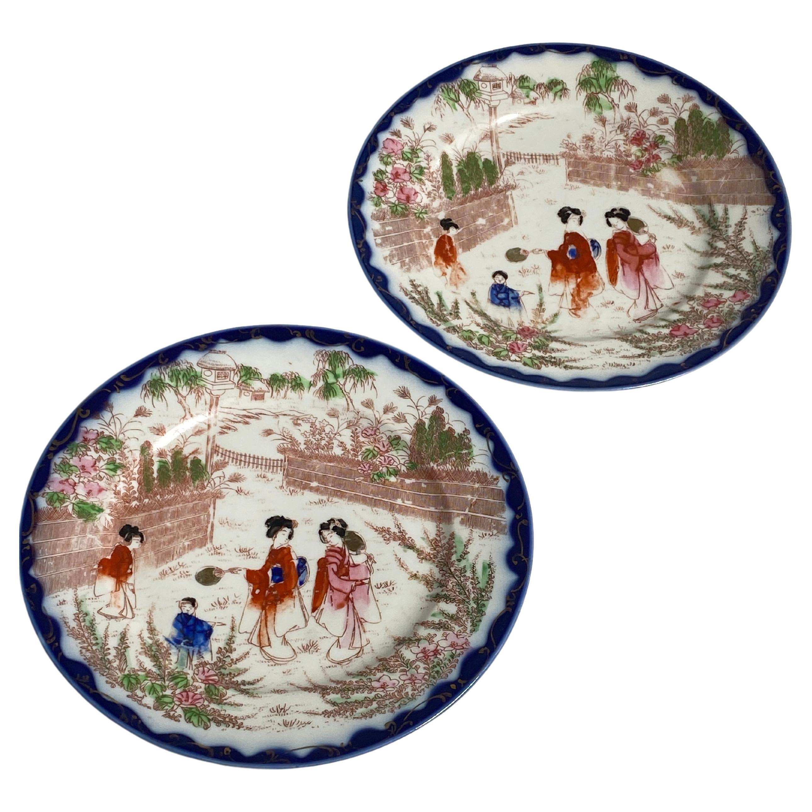 Pair of Japanse Plates For Sale