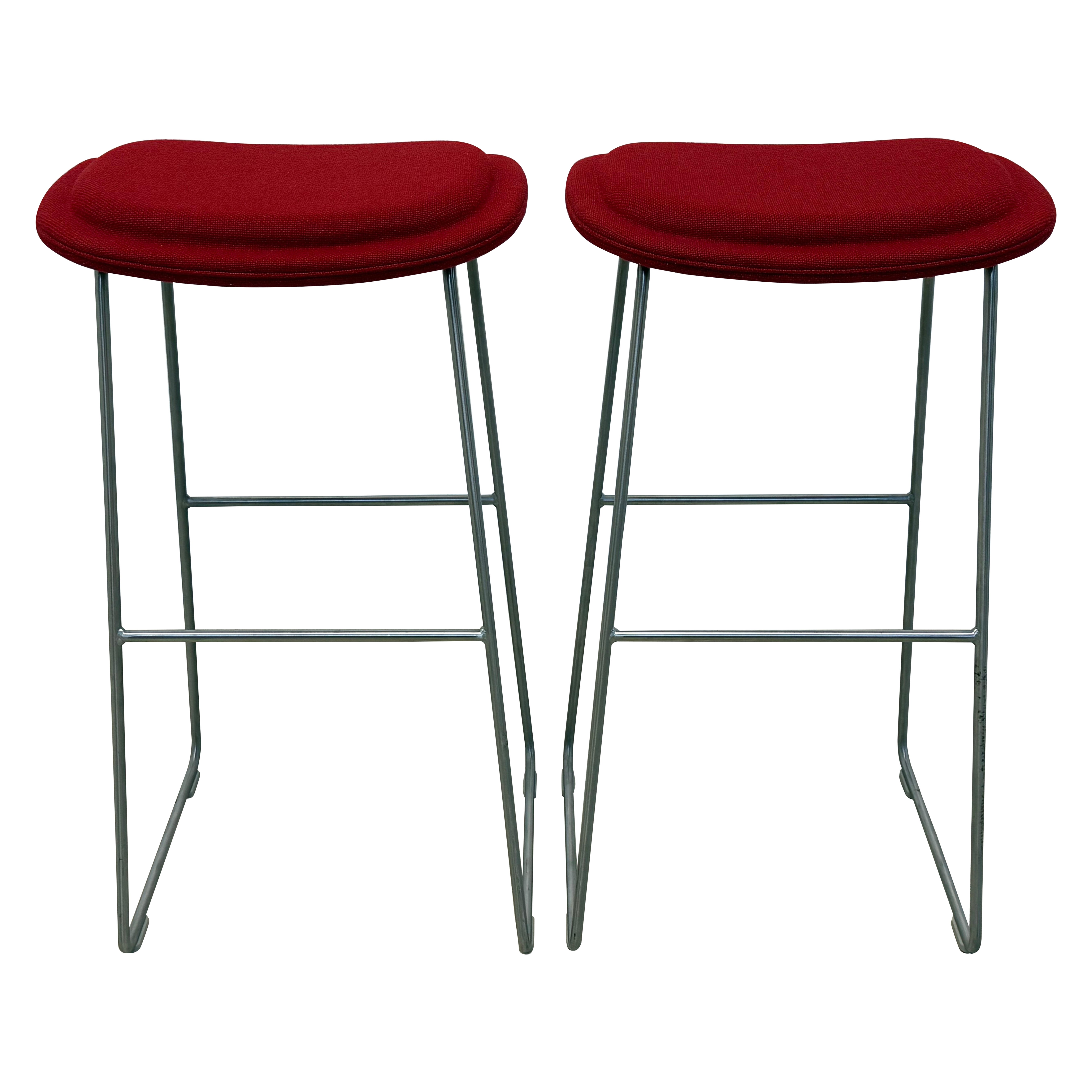 Pair of Jasper Morrison Hi Pad Bar Stools for Cappellini - 4 Pairs Available