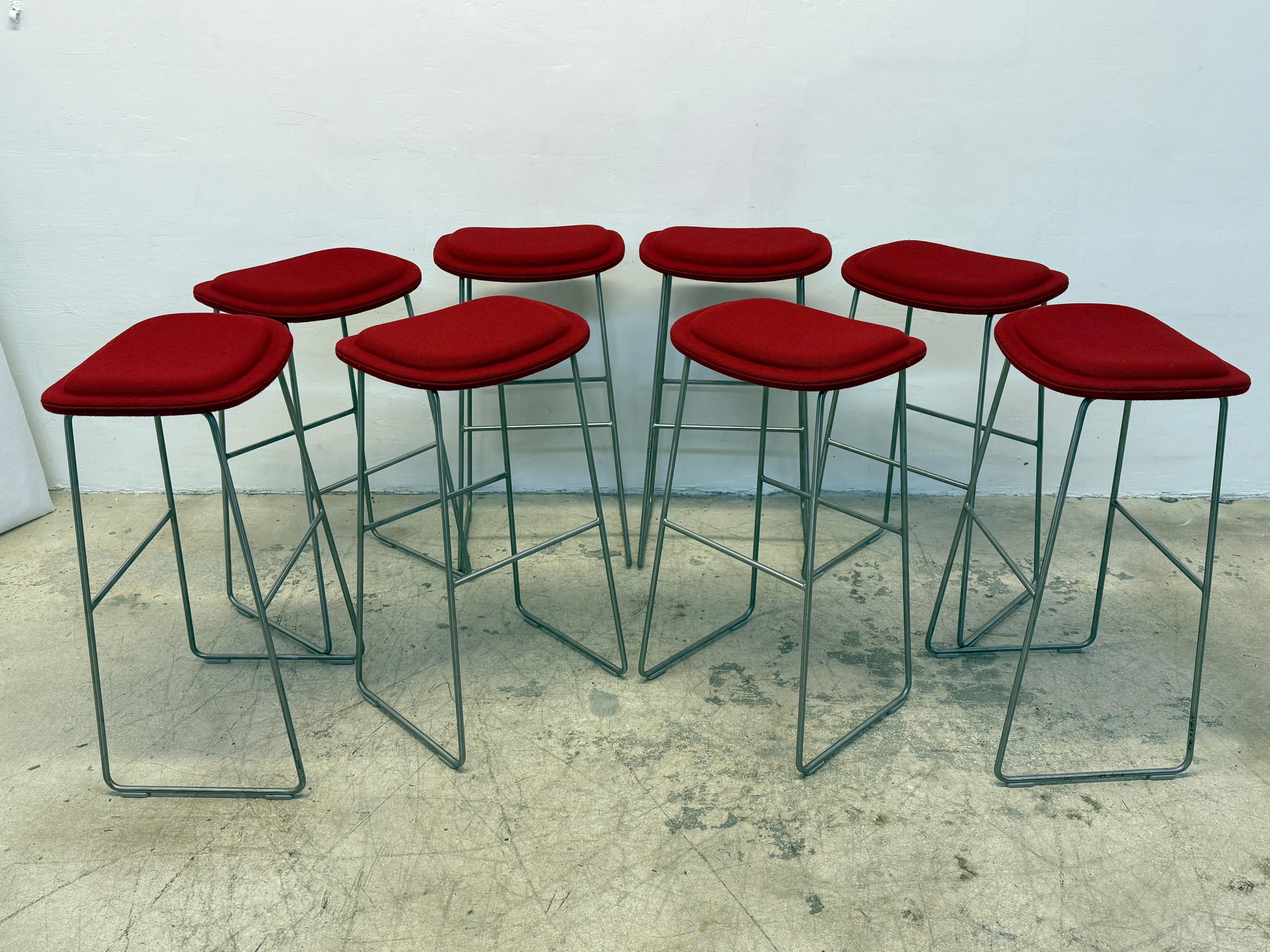 Pair of Jasper Morrison Hi Pad Bar Stools for Cappellini - 4 Pairs Available For Sale 4