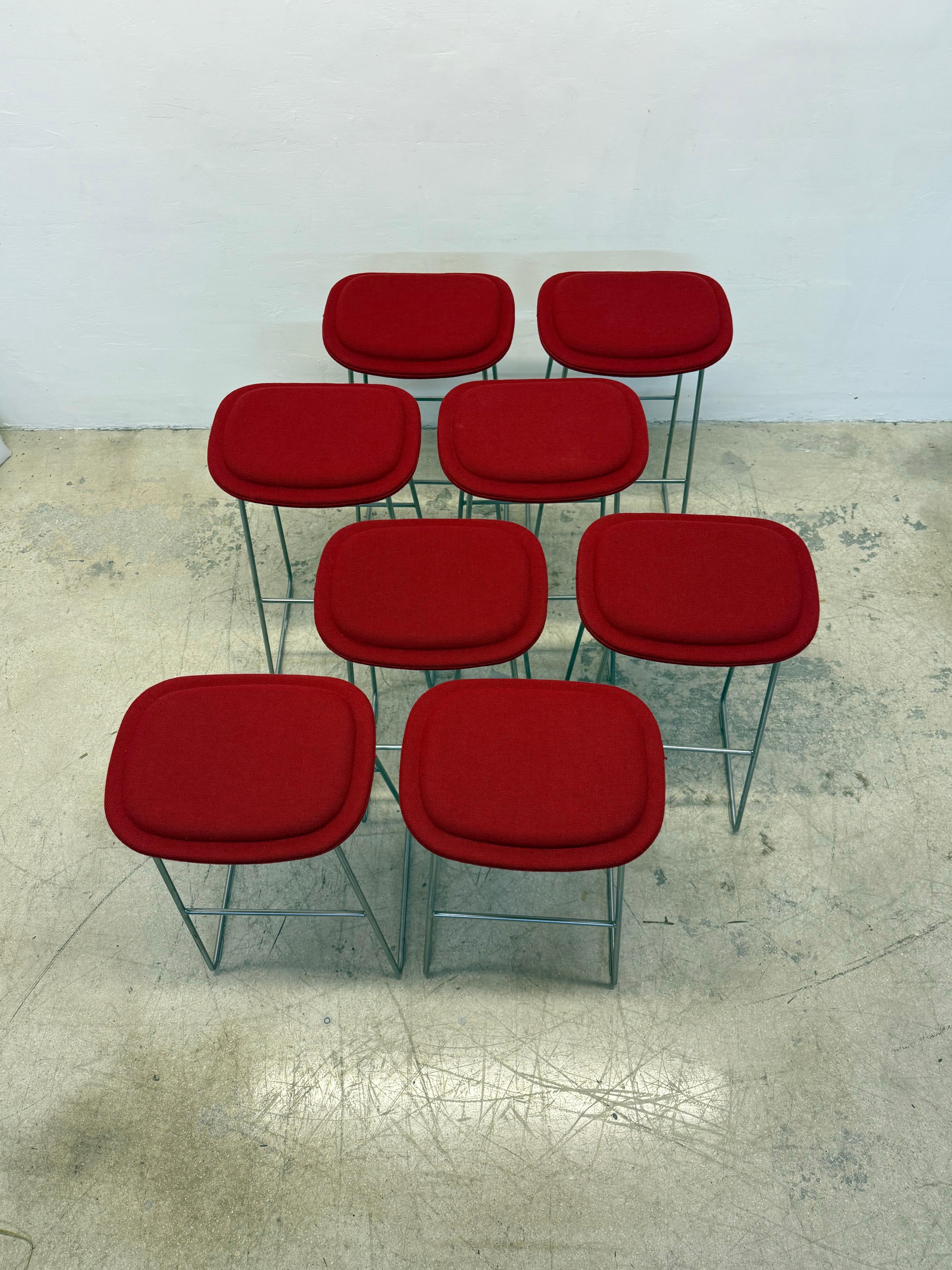 Pair of Jasper Morrison Hi Pad Bar Stools for Cappellini - 4 Pairs Available For Sale 5