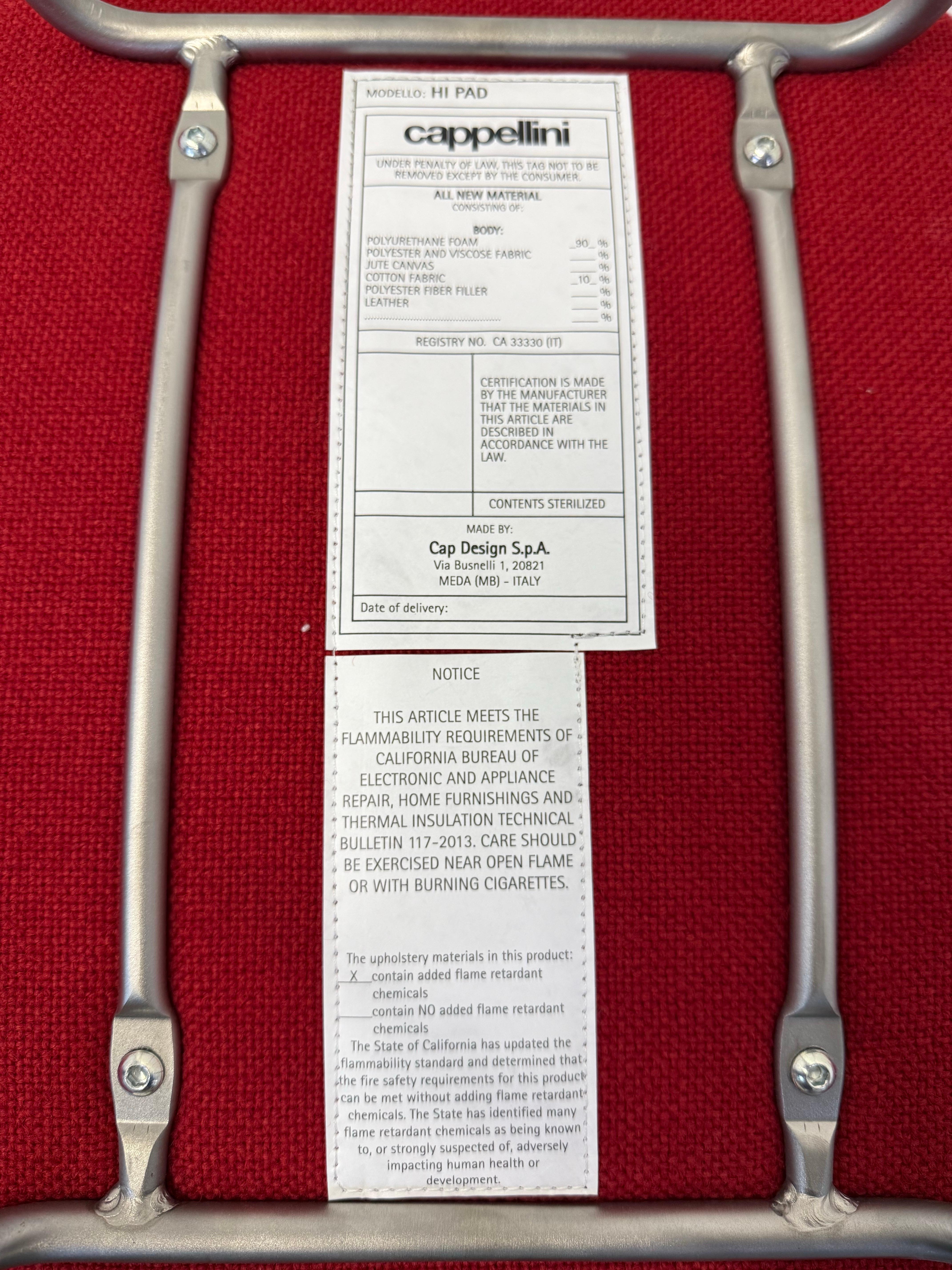 Pair of Jasper Morrison Hi Pad Bar Stools for Cappellini - 4 Pairs Available For Sale 6