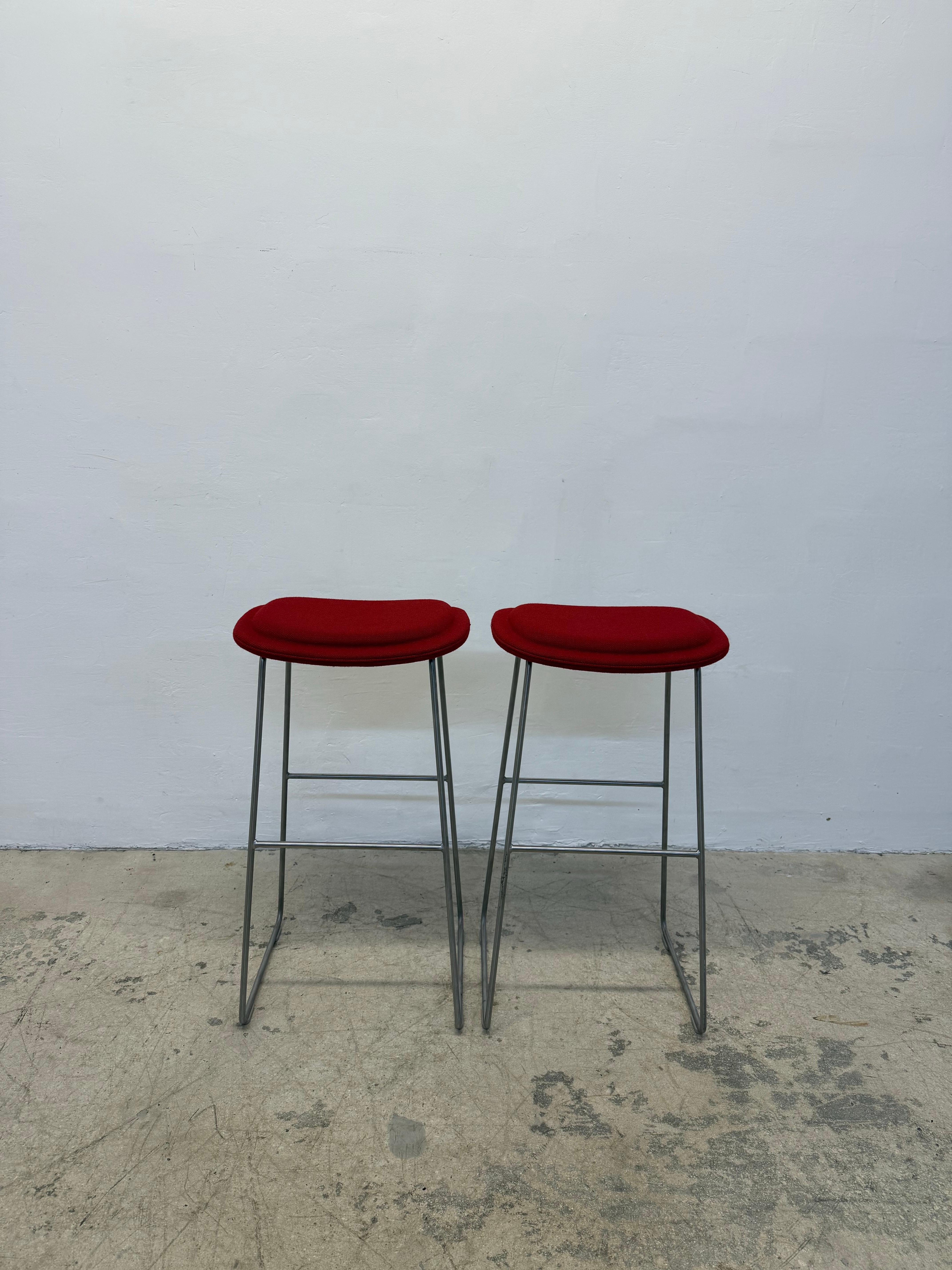 20th Century Pair of Jasper Morrison Hi Pad Bar Stools for Cappellini - 4 Pairs Available For Sale