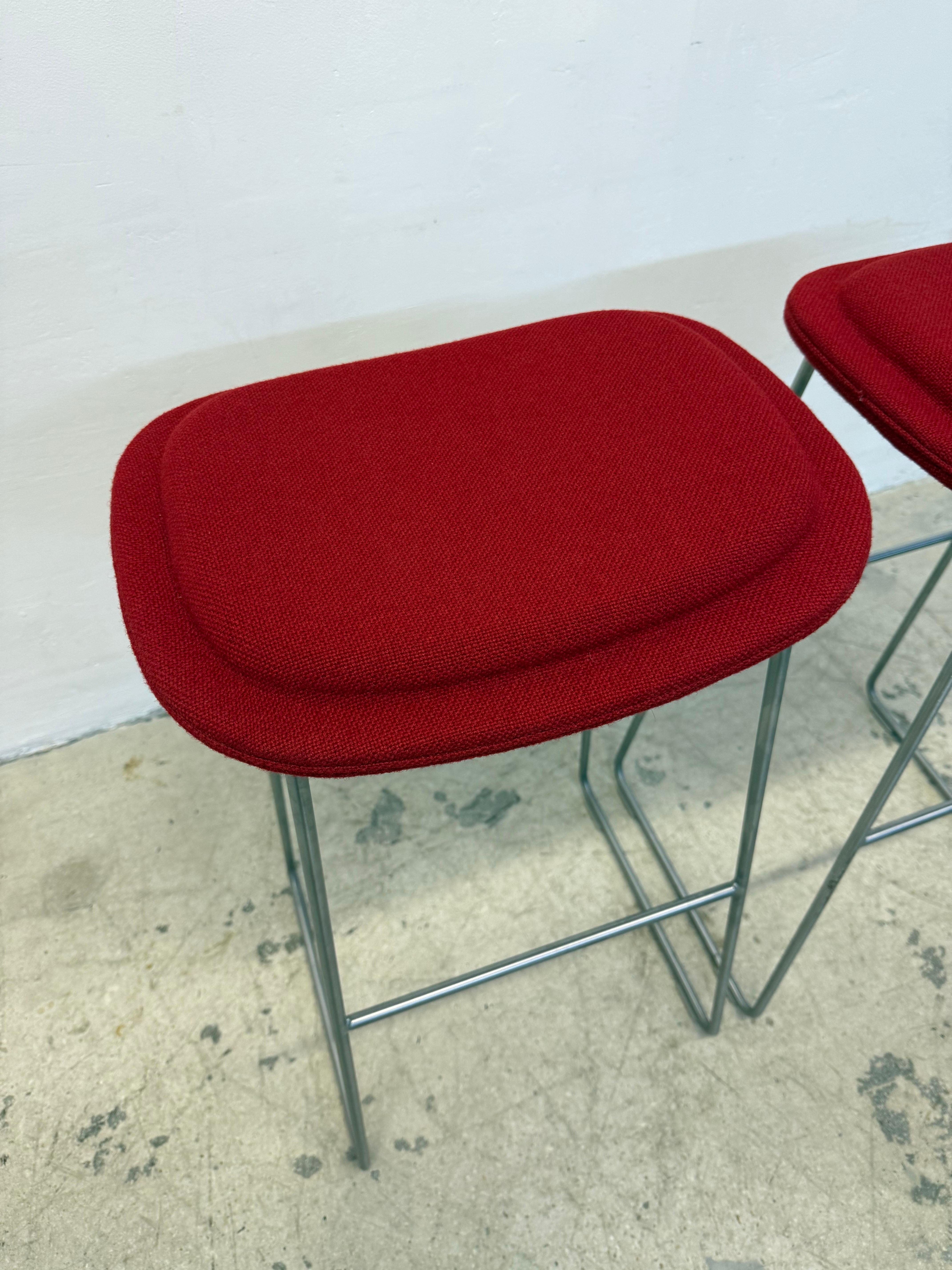 Pair of Jasper Morrison Hi Pad Bar Stools for Cappellini - 4 Pairs Available For Sale 1