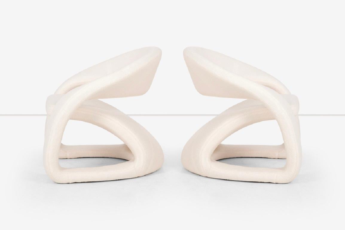 Pair of Jaymar Lounge Chairs In Good Condition For Sale In Chicago, IL