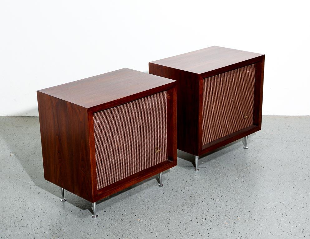 Mid-Century Modern Pair of JBL Baron C38 Speakers For Sale