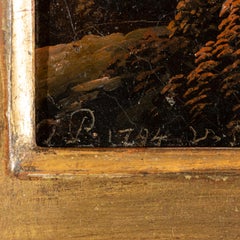 Pair of Jean Pillement Landscape Paintings, Signed and Dated 1794