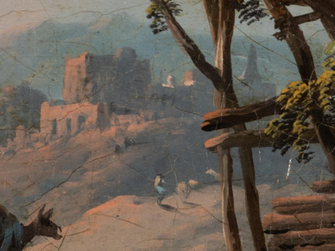 Paire de peintures de paysages de Jean Pillement, signées et datées de 1794 en vente 1