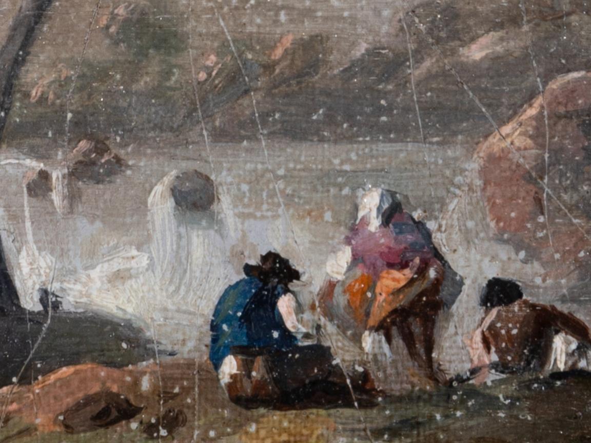 Paire de peintures de paysages de Jean Pillement, signées et datées de 1794 en vente 2