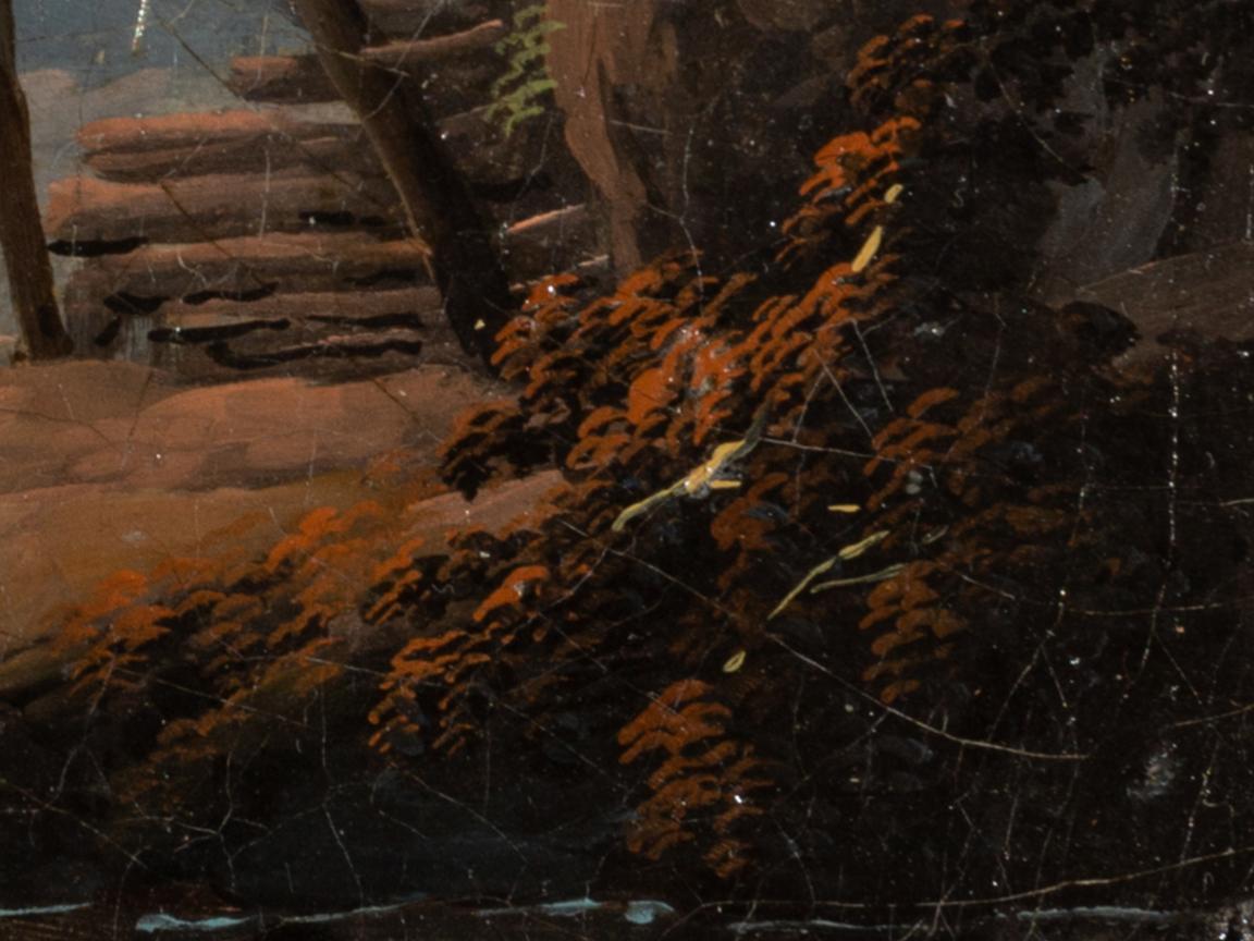 Paire de peintures de paysages de Jean Pillement, signées et datées de 1794 en vente 3