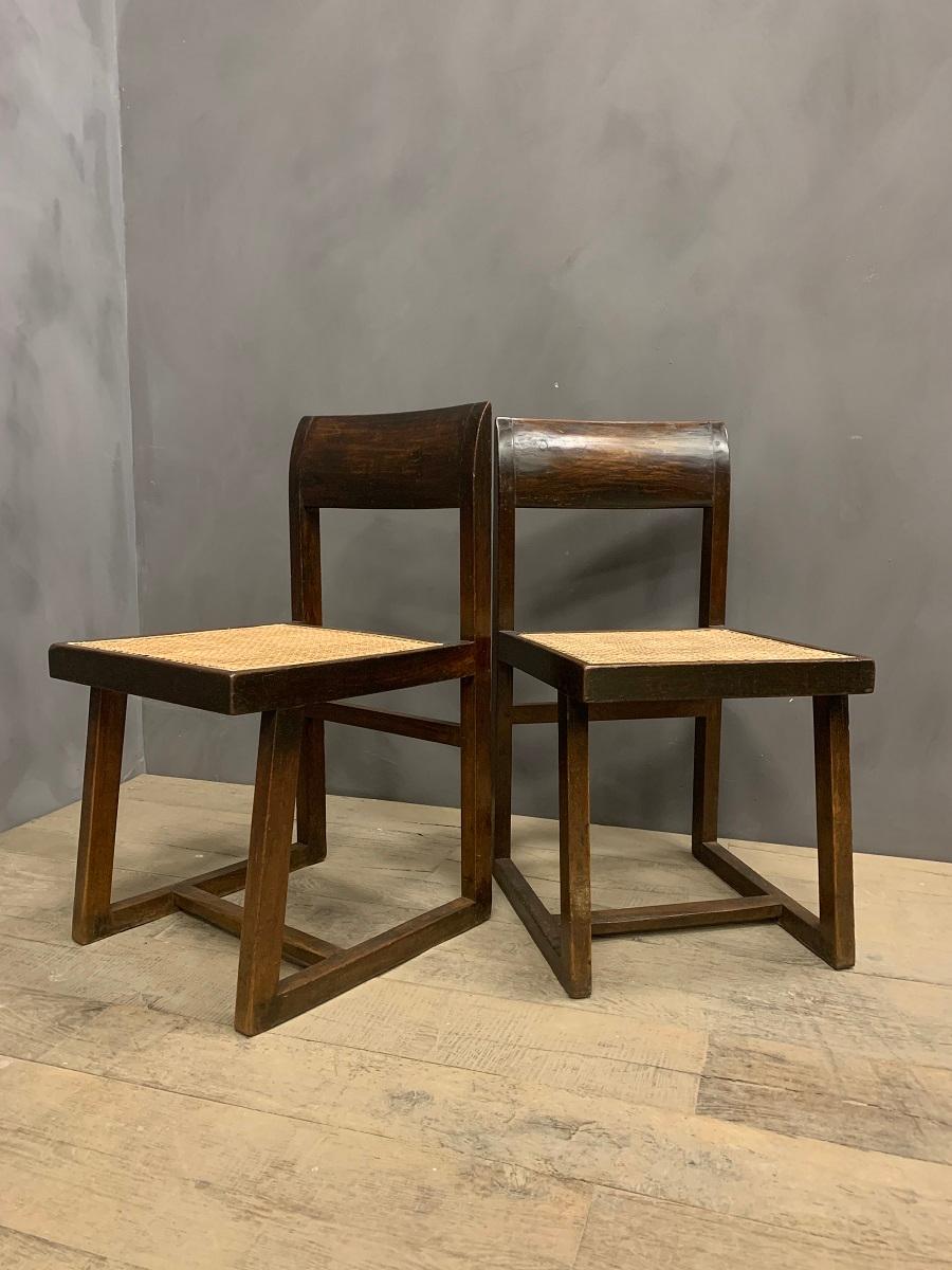 Pair of Jeanneret Box Chairs 9