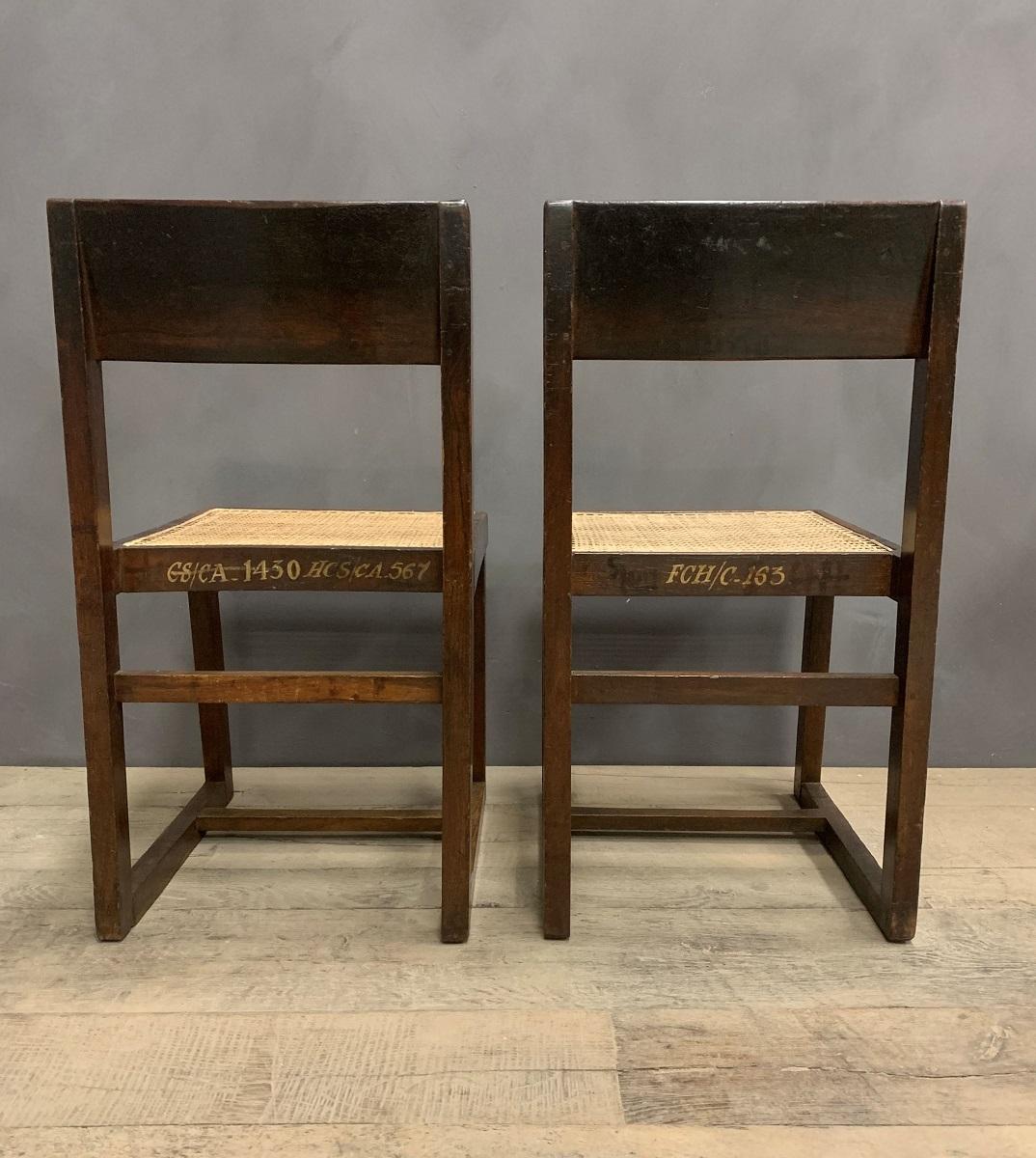 Pair of Jeanneret Box Chairs 1