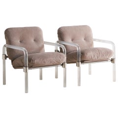 Paar Jeff Messerschmidt Pipe Line Serie II Stühle