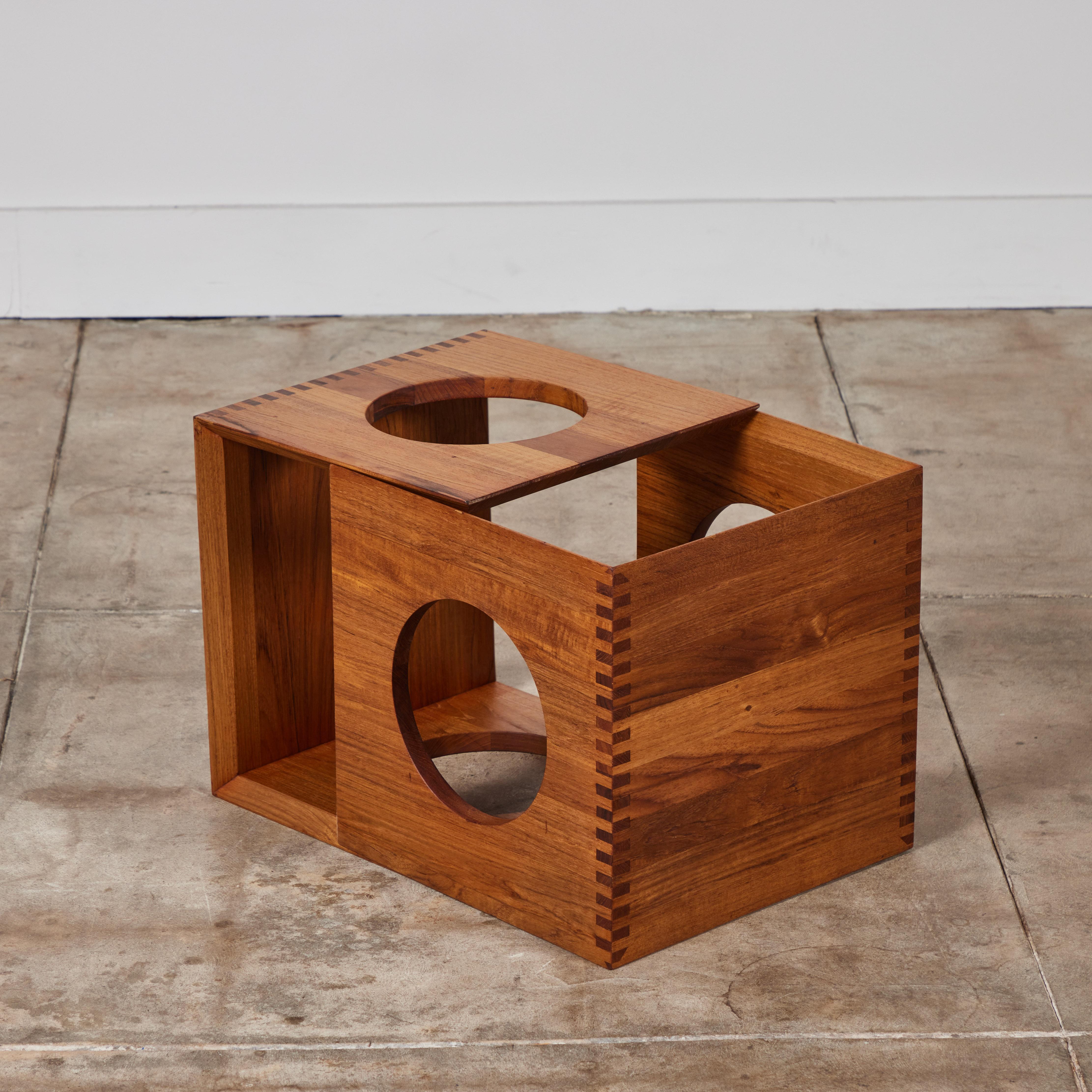 Pair of Jens H. Quistgaard Interlocking Cube Side Tables For Sale 6