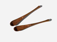 Pair of Jens Quistgaard Danish Teak Salad Servers