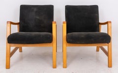 Pair of Jens Risom Arm Chairs for Knoll Intl