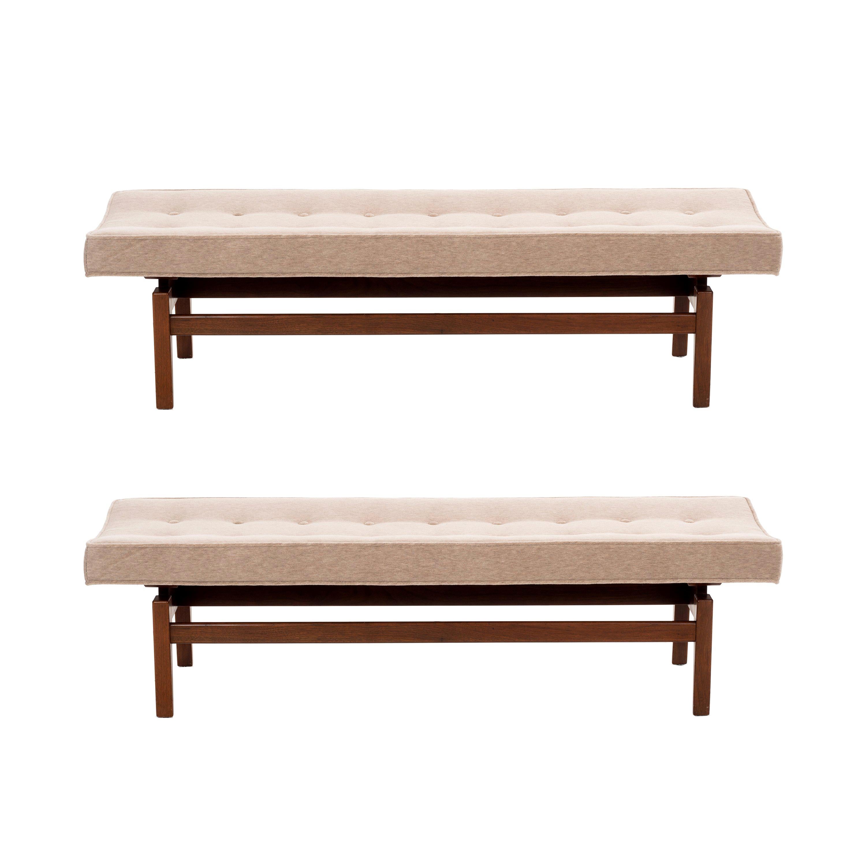 Pair of Jens Risom Benches