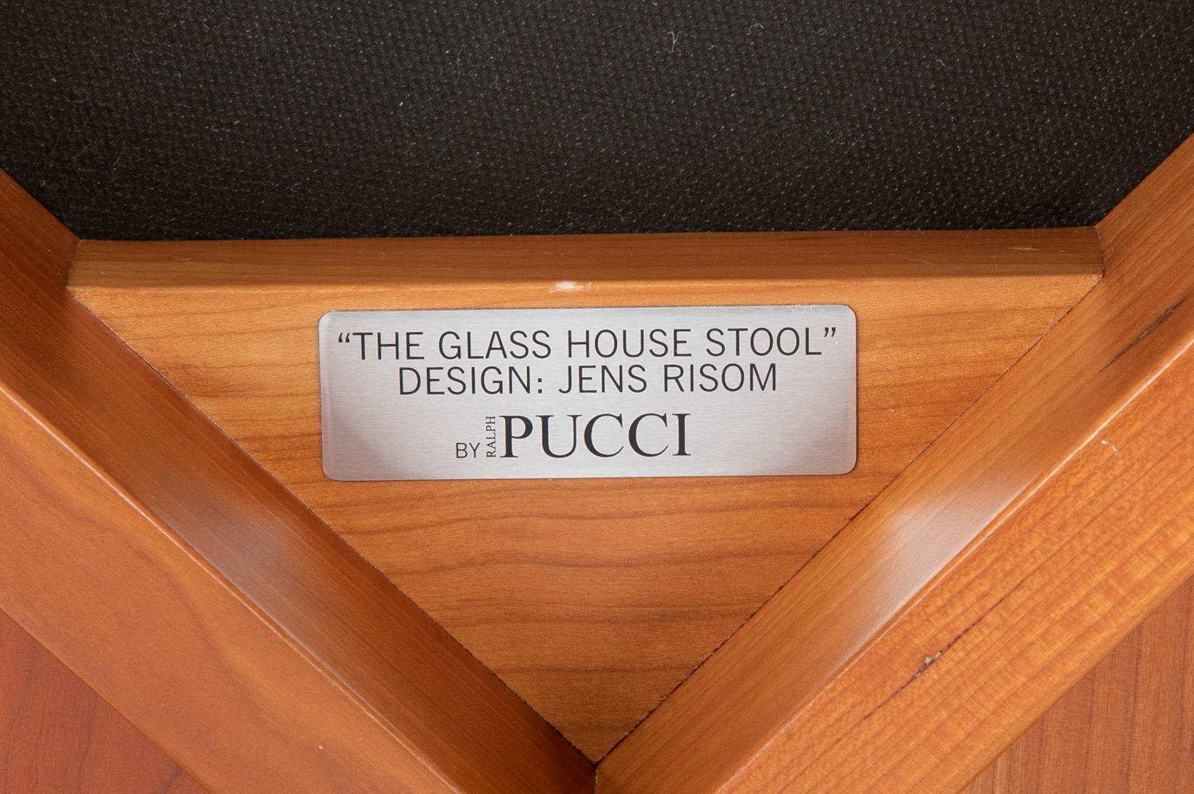 Pair of Jens Risom for Pucci Stools 2